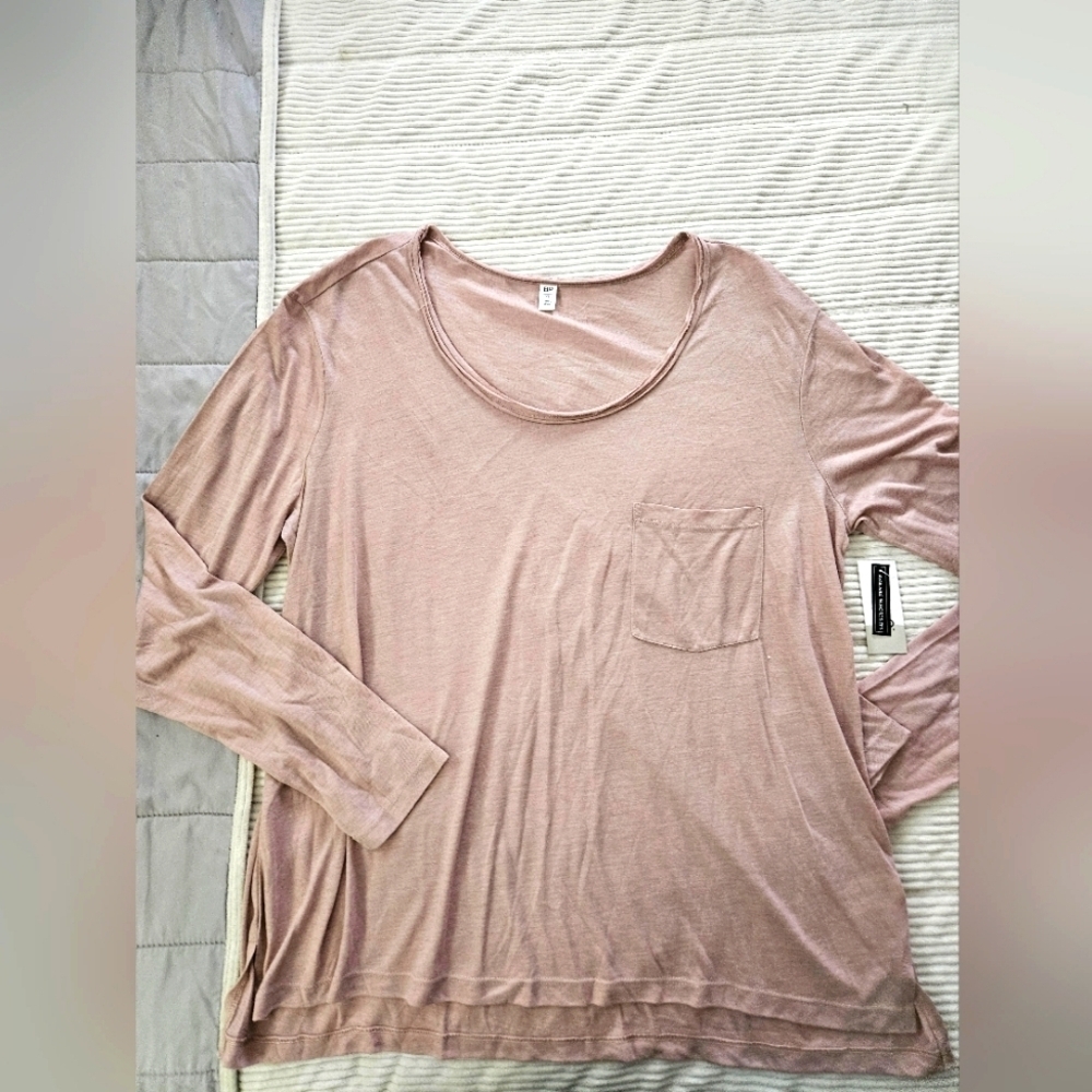 BP Women's Brown Long Sleeve Top Size XL NWT Nordstroms